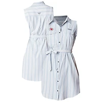 Women's Columbia  White Kansas City Chiefs PFG Sun Drifter Woven Dress