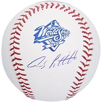 Andy Pettitte New York Yankees Autographed 1999 World Series Logo Baseball