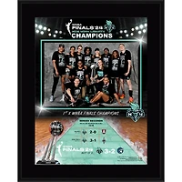 New York Liberty 2024 WNBA Finals Champions 10.5" x 13" Sublimated Plaque
