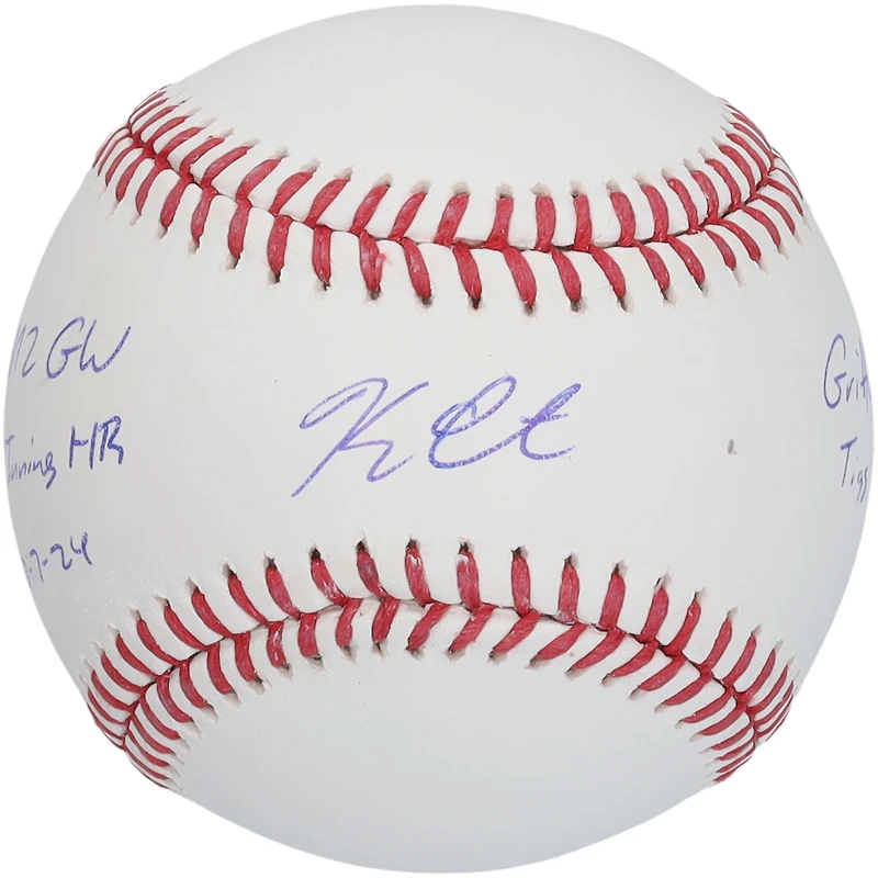Kerry Carpenter Detroit Tigers Autographed Baseball with Multiple Inscriptions - Limited Edition of 25