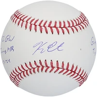 Kerry Carpenter Detroit Tigers Autographed Baseball with Multiple Inscriptions - Limited Edition of 25