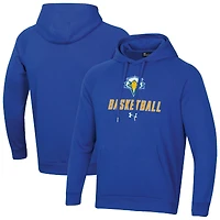Men's Under Armour Blue Morehead State Eagles Basketball Rival Raglan Fleece Pullover Hoodie