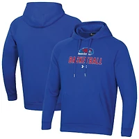 Men's Under Armour Blue UMass Lowell River Hawks Basketball Rival Raglan Fleece Pullover Hoodie