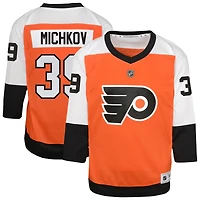 Youth Matvei Michkov Orange Philadelphia Flyers Home Replica Player Jersey
