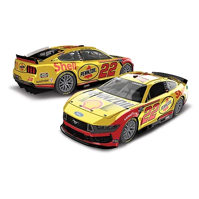 Action Racing Joey Logano 2025 #22 Shell-Pennzoil 1:24 Elite Die-Cast Ford Mustang