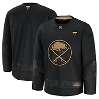 Men's Fanatics  Black Buffalo Sabres 2024 Military Appreciation Practice Jersey