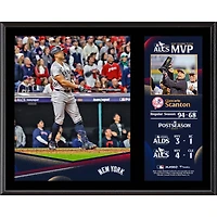 Giancarlo Stanton New York Yankees 2024 American League Champions MVP 12" x 15" Plaque