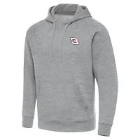 Men's Antigua Heather Gray Richard Childress Racing Victory Pullover Hoodie