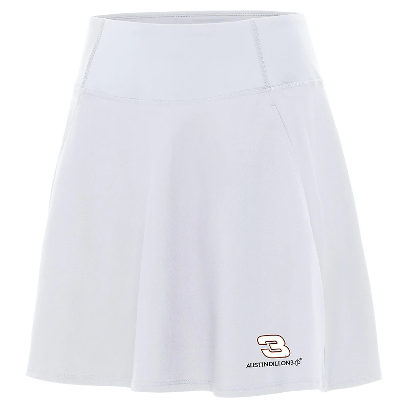 Women's Antigua  White Austin Dillon Chip Skort