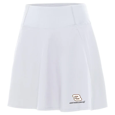 Women's Antigua  White Austin Dillon Chip Skort