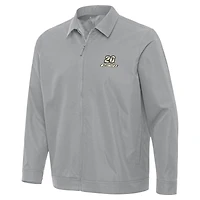 Men's Antigua  Gray Christopher Bell Pivot Full-Zip Jacket