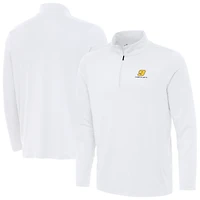 Men's Antigua  White Chase Elliott Reprocess Quarter-Zip Top