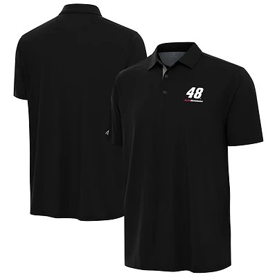 Men's Antigua  Heather Gray Alex Bowman Era Polo