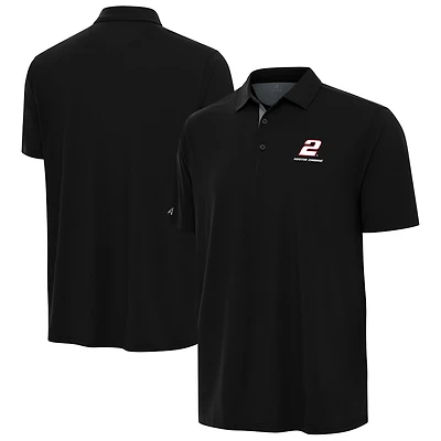 Men's Antigua  Heather Gray Austin Cindric Era Polo