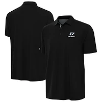 Men's Antigua  Heather Gray Chris Buescher Era Polo