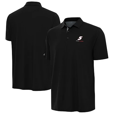 Men's Antigua  Heather Gray Kyle Larson Era Polo