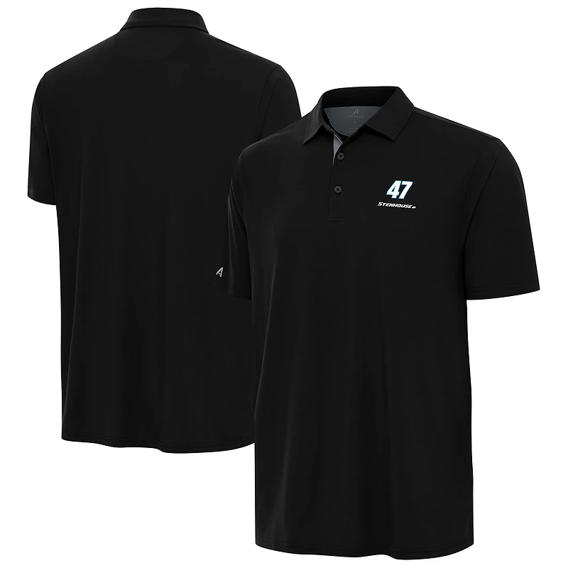Men's Antigua  Heather Gray Ricky Stenhouse Jr. Era Polo