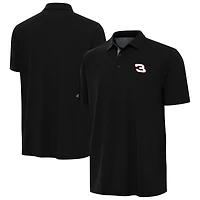 Men's Antigua  Heather Gray NASCAR Era Polo