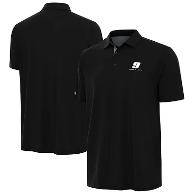 Men's Antigua  Heather Gray Chase Elliott Era Polo