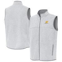 Men's Antigua  Heather Gray Chase Elliott Fortune Full-Zip Vest