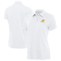 Women's Antigua  White Chase Elliott Reprocess Polo