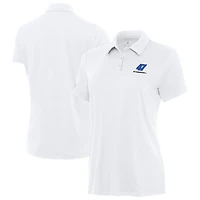 Women's Antigua  White Ricky Stenhouse Jr. Reprocess Polo