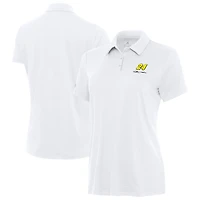 Women's Antigua  White Jeff Gordon Reprocess Polo