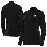 Women's Antigua  Black Chase Elliott Continual Full-Zip Jacket
