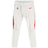 Quinton Jefferson Cleveland Browns Game-Used White Nike Pants vs. Washington Commanders on October 6, 2024