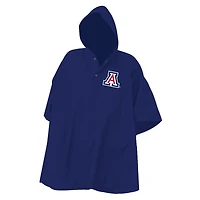 Navy Arizona Wildcats Deluxe Adult Stadium Quarter-Snap Rain Poncho