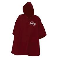 Maroon Mississippi State Bulldogs Deluxe Adult Stadium Quarter-Snap Rain Poncho