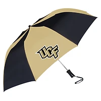 Black/Gold UCF Knights Two-Tone Auto Open Folding Umbrella