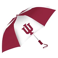 Crimson/White Indiana Hoosiers Two-Tone Auto Open Folding Umbrella