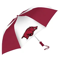 Cardinal/White Arkansas Razorbacks Two-Tone Auto Open Folding Umbrella