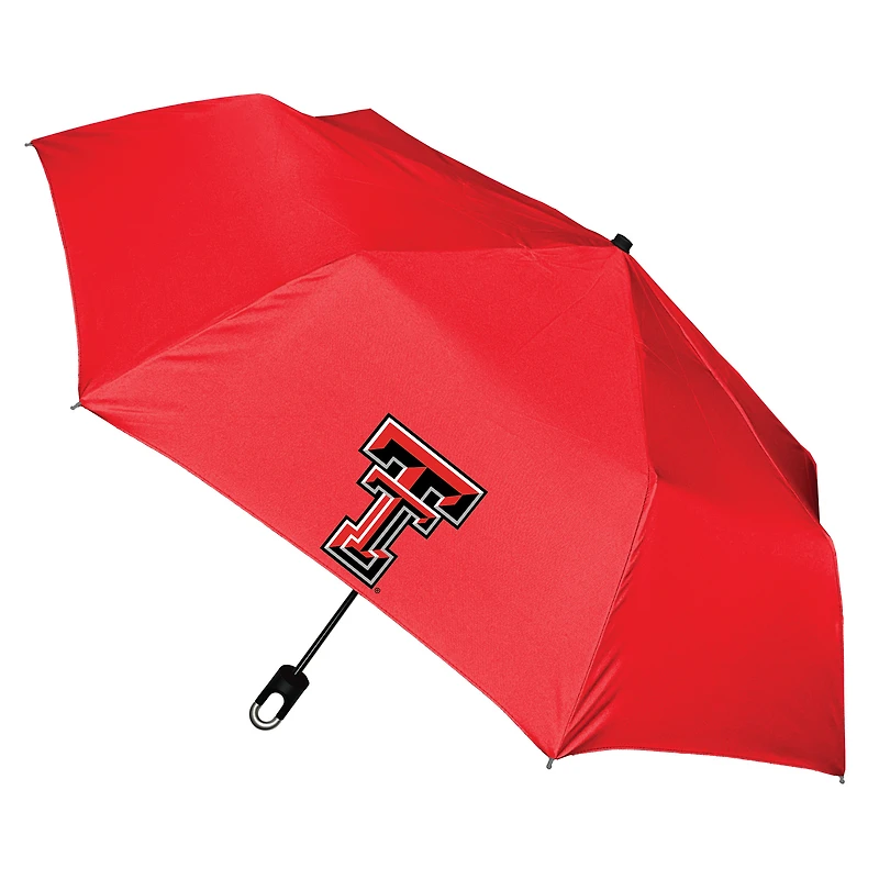 Red Texas Tech Red Raiders Storm Clip Mini 42" Compact Folding Umbrella