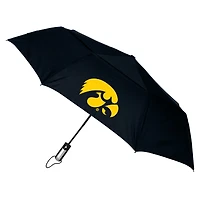 Black Iowa Hawkeyes Windflow Dynamo Deluxe 48" Vented Folding Umbrella