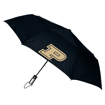 Black Purdue Boilermakers Windflow Dynamo Deluxe 48" Vented Folding Umbrella