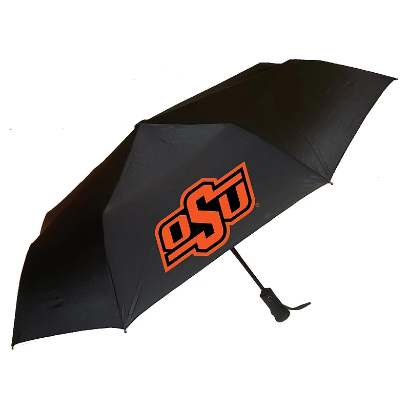 Black Oklahoma State Cowboys The Storm Flashlight 42" Auto Open Umbrella