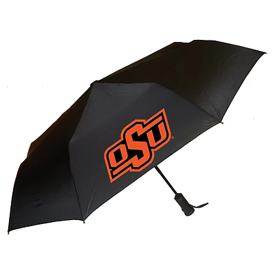 Black Oklahoma State Cowboys The Storm Flashlight 42" Auto Open Umbrella