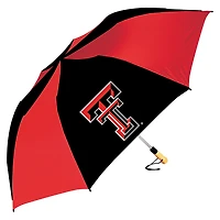 Red/Black Texas Tech Red Raiders The Big Storm 58" Oversized Auto Open Folding Umbrella