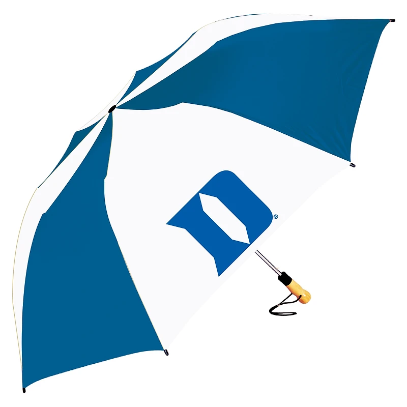 Royal/White Duke Blue Devils The Big Storm 58" Oversized Auto Open Folding Umbrella