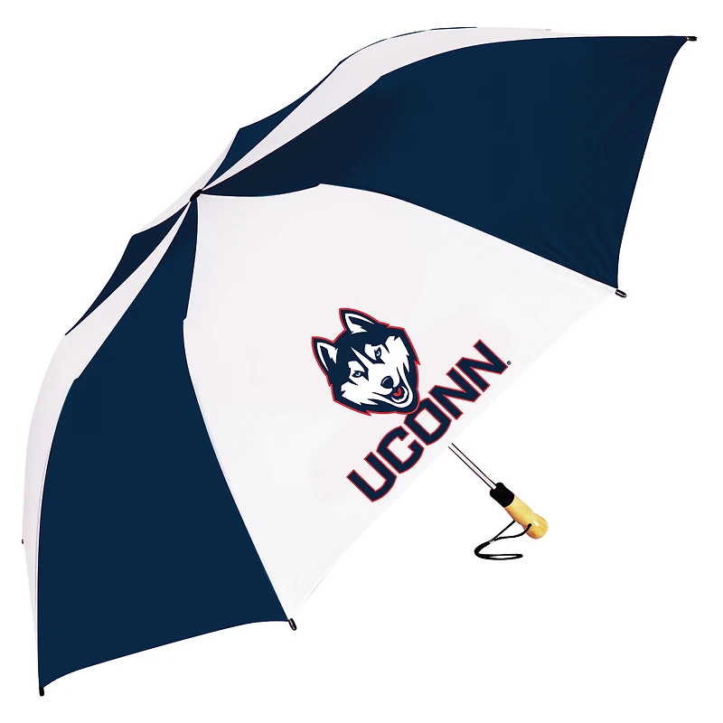 Navy/White UConn Huskies The Big Storm 58" Oversized Auto Open Folding Umbrella