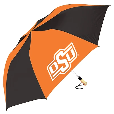 Black/Orange Oklahoma State Cowboys The Big Storm 58" Oversized Auto Open Folding Umbrella