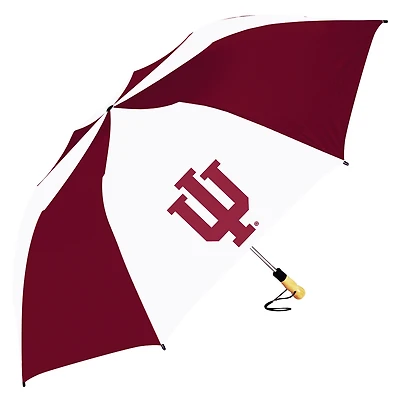 Cardinal/White Indiana Hoosiers The Big Storm 58" Oversized Auto Open Folding Umbrella