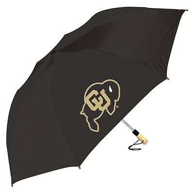 Black Colorado Buffaloes The Big Storm 58" Oversized Auto Open Folding Umbrella
