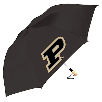 Black Purdue Boilermakers The Big Storm 58" Oversized Auto Open Folding Umbrella