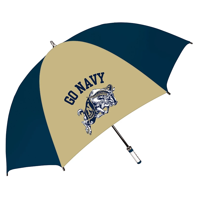 Navy/Gold Navy Midshipmen The Birdie 62" Sporty Golf Umbrella