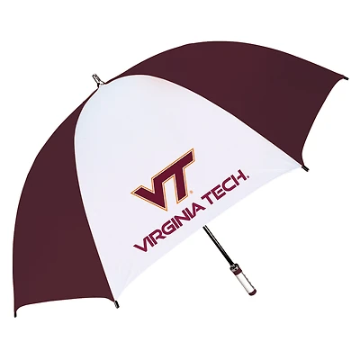 Maroon/White Virginia Tech Hokies The Birdie 62" Sporty Golf Umbrella