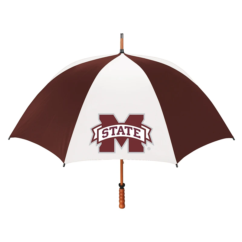 Maroon/White Mississippi State Bulldogs The Eagle 62" Sporty Golf Umbrella