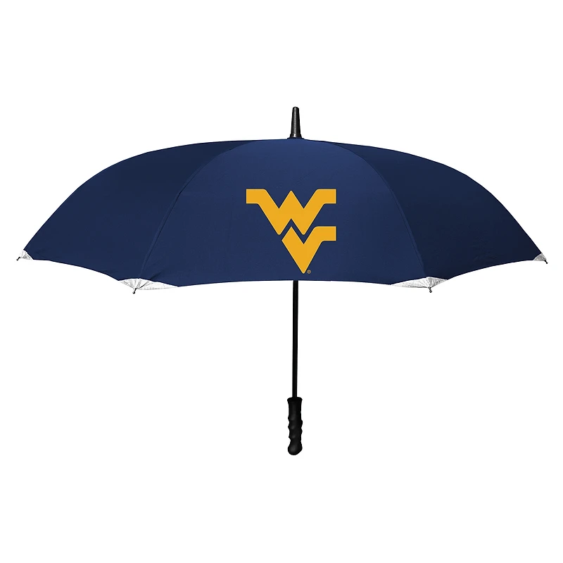 Navy West Virginia Mountaineers 48" Deluxe Reverse Open Invertabrella